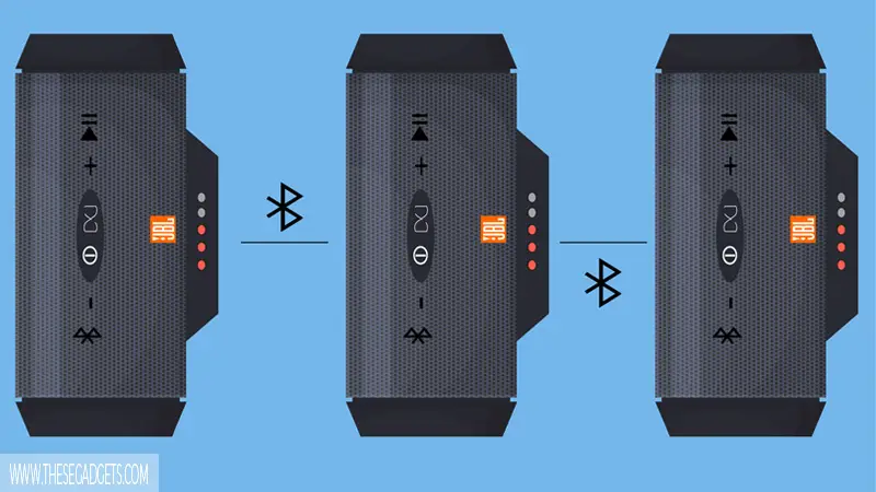 Connecting multiple JBL Speakers together isn't hard. All you have to do is connect 1 speaker with a source using Bluetooth, then press the "pair" button on other speakers you want to connect. 