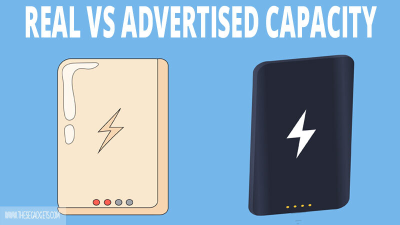We have explained the difference between the real and advertised capacity of a power bank battery. We have also included two formulas to find the real capacity of your power. 