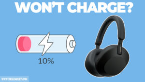 Sony headphones wont charge fix